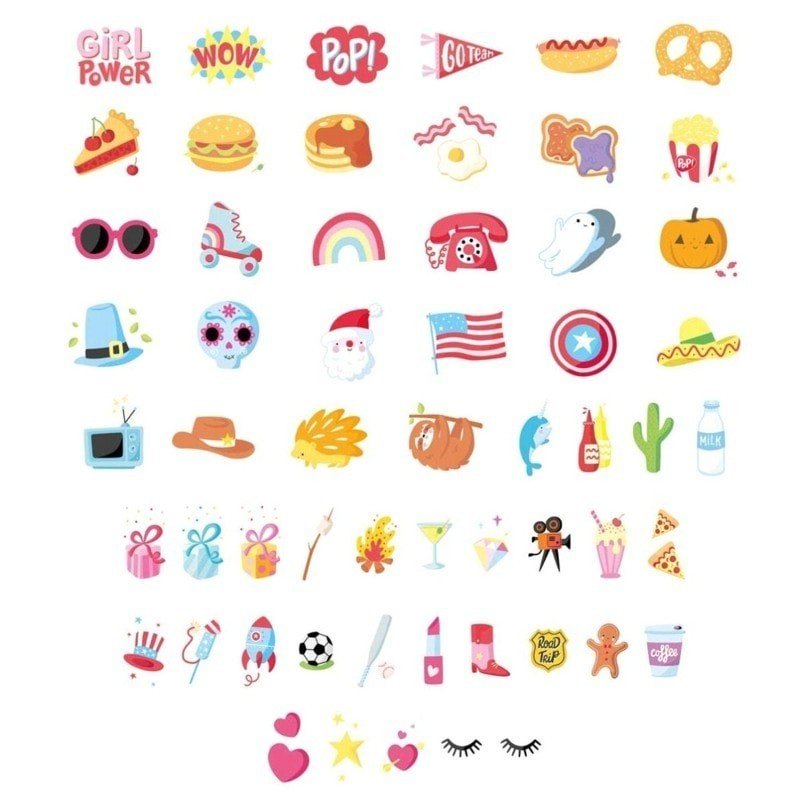 A Little Lovely Company A Little Lovely Company - A Little Lovely Company  -  Litery do Lightboxa Zestaw American Dreams