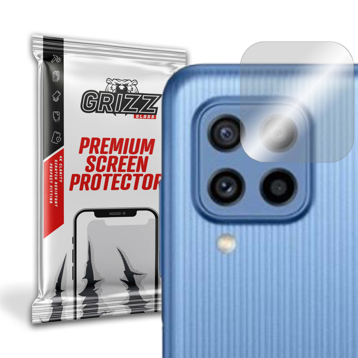 GrizzGlass HybridGlass Camera szkło hybrydowe na obiektyw do Samsung Galaxy M22