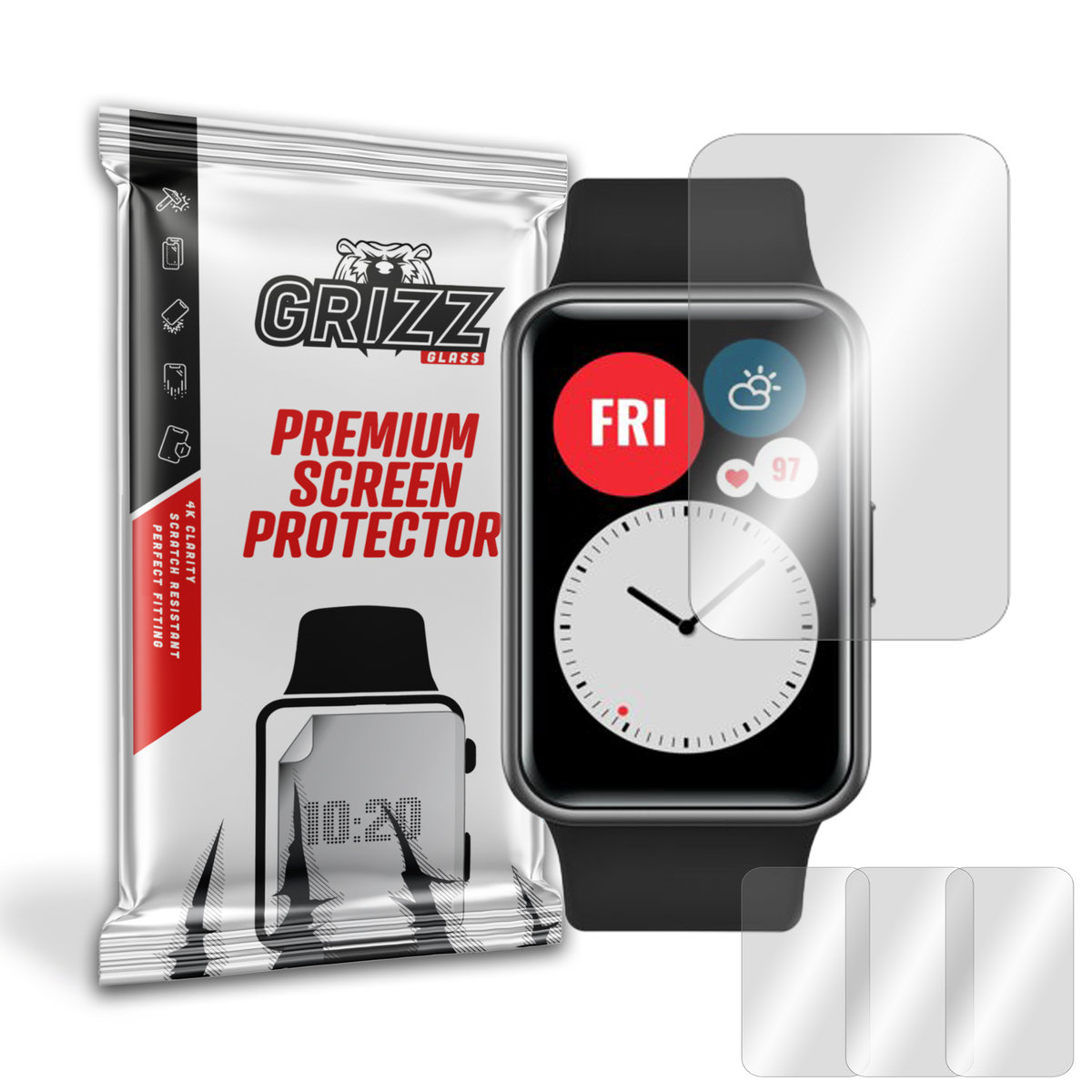 GrizzGlass HydroFilm folia hydrożelowa do Huawei Watch Fit