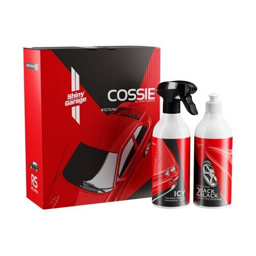 Limitowany zestaw Shiny Garage Cossie Kit - Icy Ceramic Detailer+Back2Black