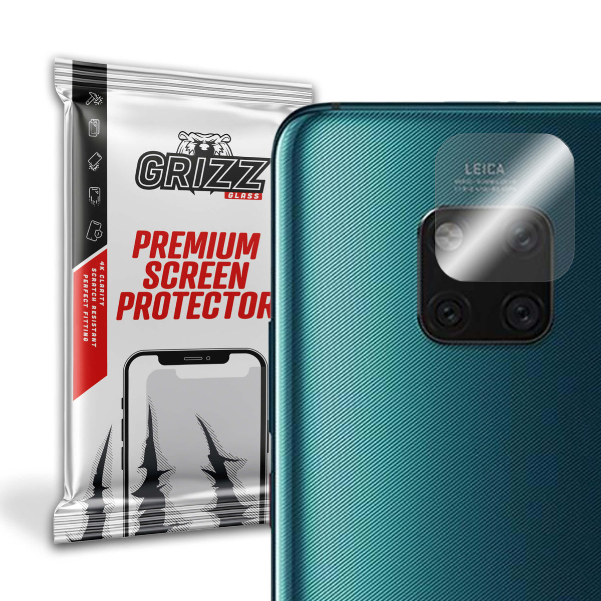 GrizzGlass HybridGlass Camera szkło hybrydowe na obiektyw do Huawei Mate 20 Pro