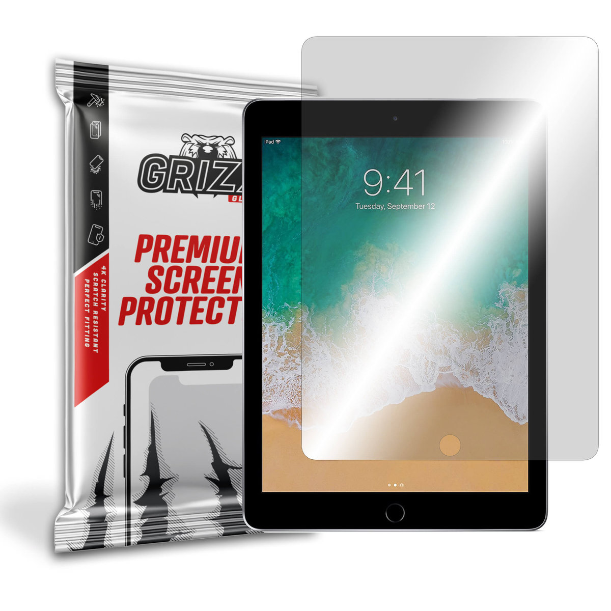GrizzGlass HybridGlass szkło hybrydowe do Apple iPad 5th, 6th gen