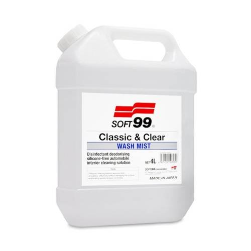 Płyn do czyszczenia plastików wewnątrz auta Soft99 Wash Mist 4L