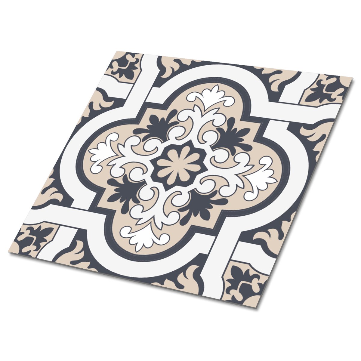 Płytka samoprzylepna winylowa Liściasty ornament, Dywanomat