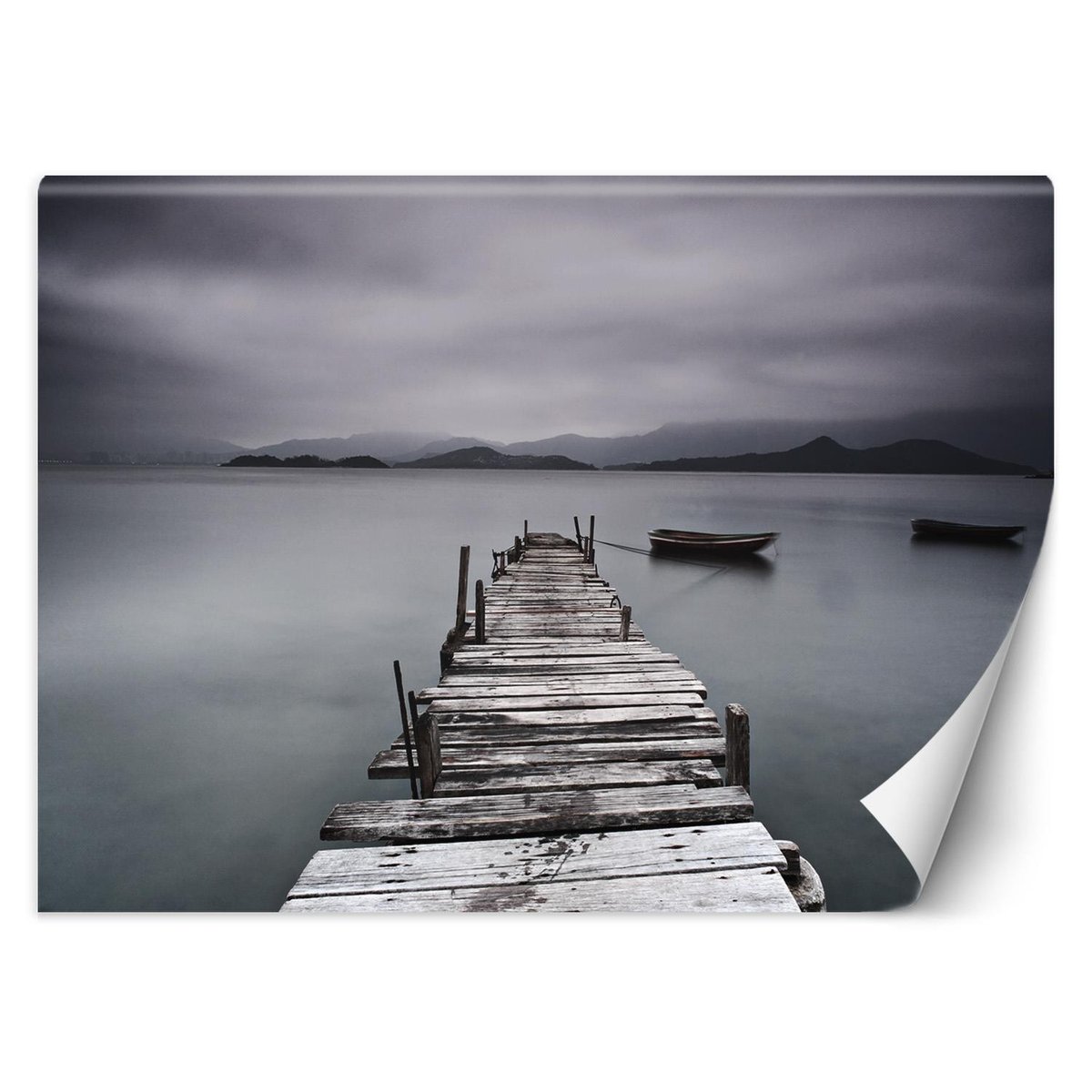Fototapeta, Stary pomost nad jeziorem (Rozmiar 150x105)