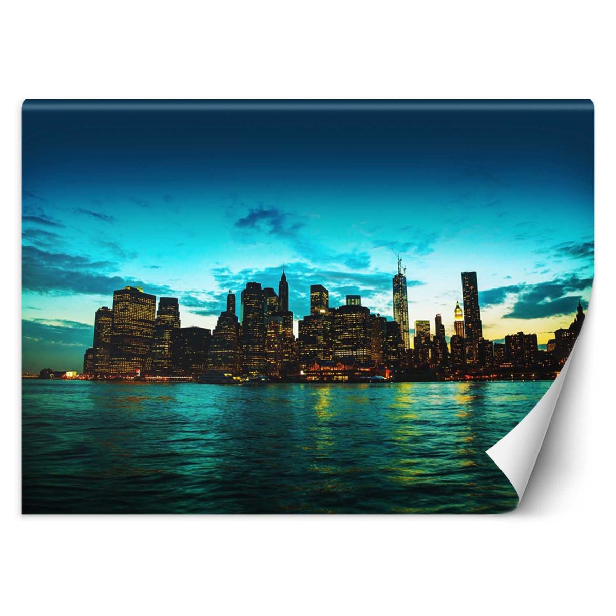 Fototapeta, Manhattan o zachodzie (Rozmiar 100x70)