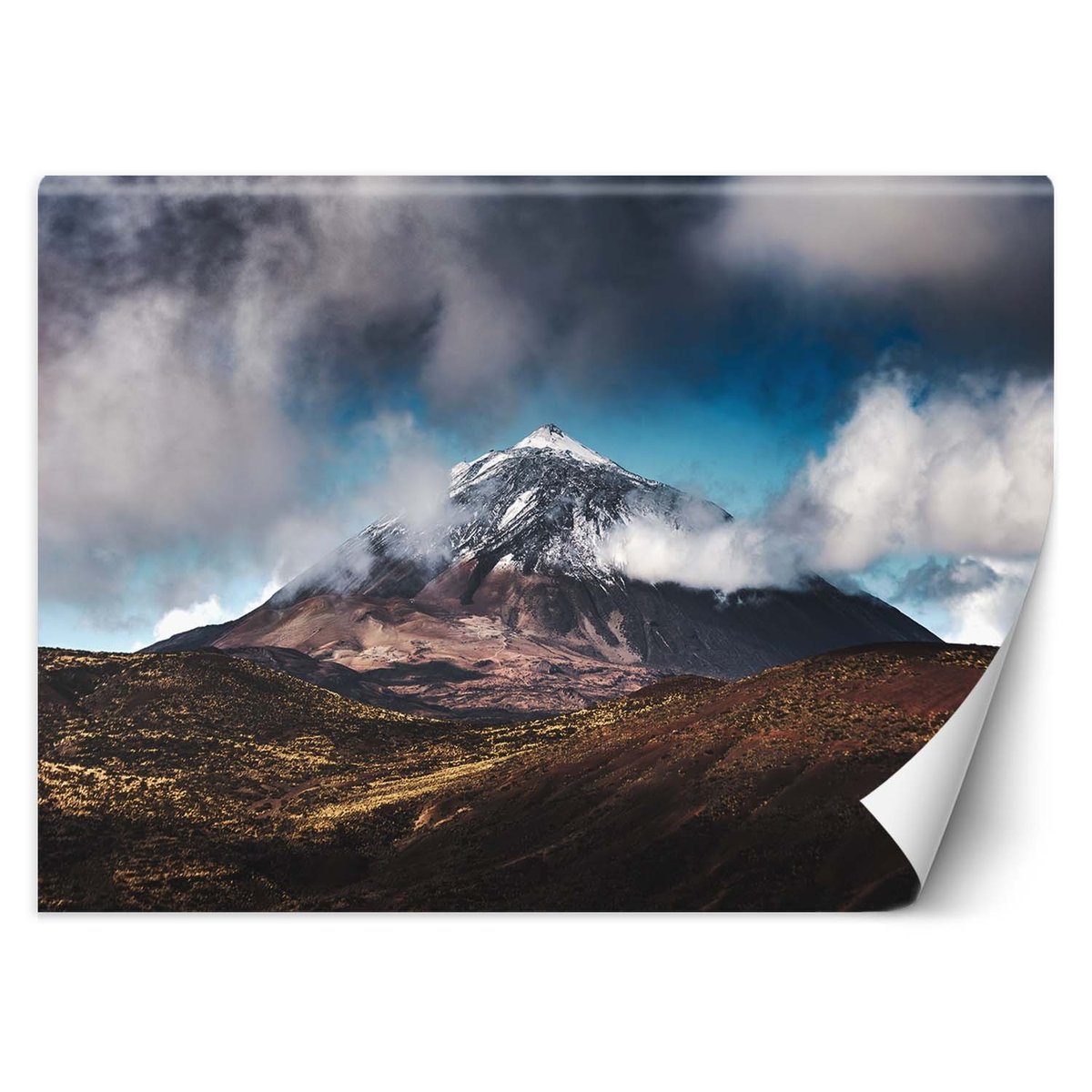 Fototapeta, Górski szczyt w chmurach (Rozmiar 250x175)