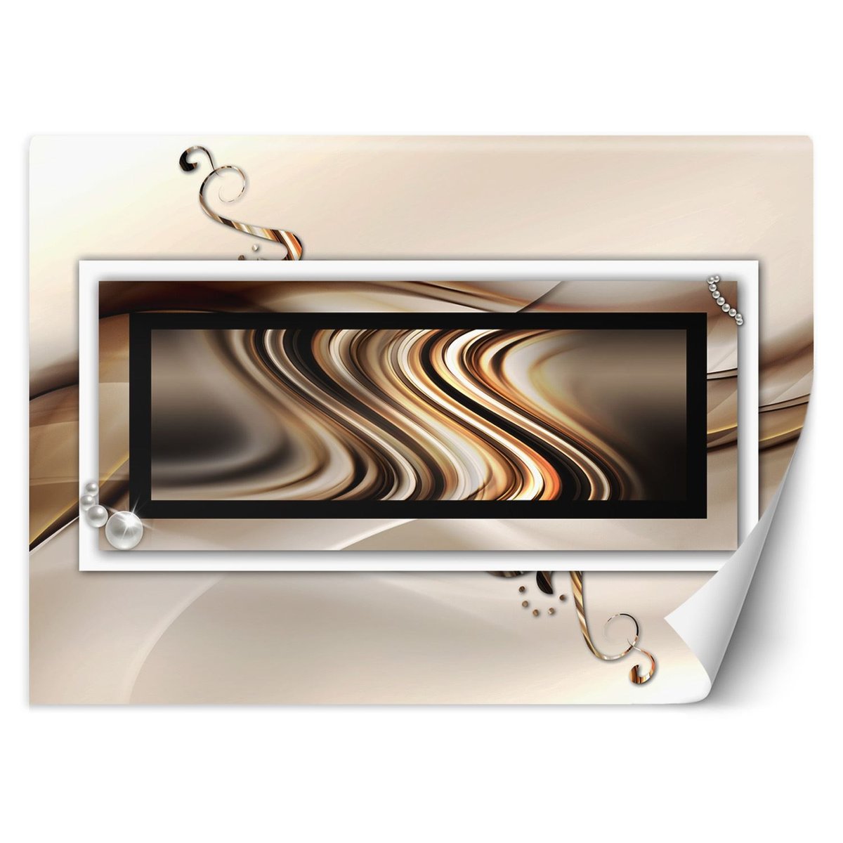 Fototapeta, Fale i geometria (Rozmiar 200x140)