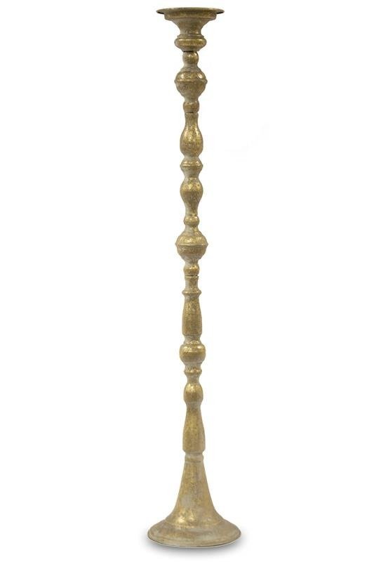 Abi Decoration ŚWIECZNIK ZŁOTY METAL WYSOKI DUŻY 88 x 16 115956 AP