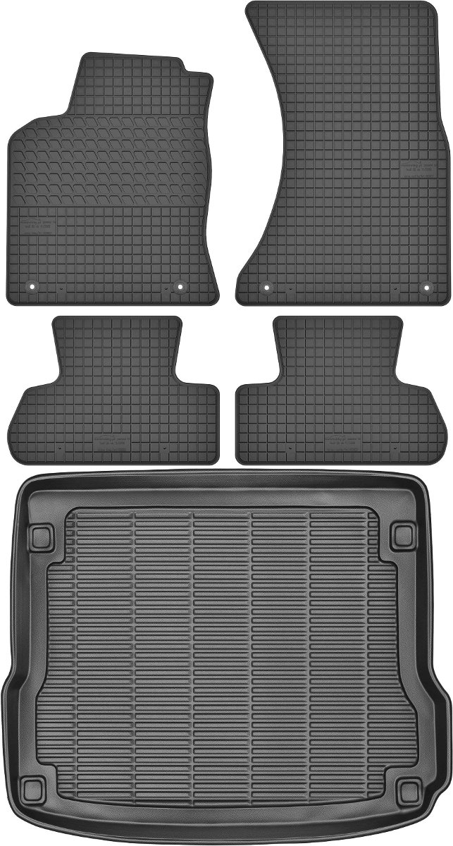 Audi Q5 SUV od 2008-2016r. Bagażnik MAX-DYWANIK 910123 + Dywaniki MOTOHOBBY 160802