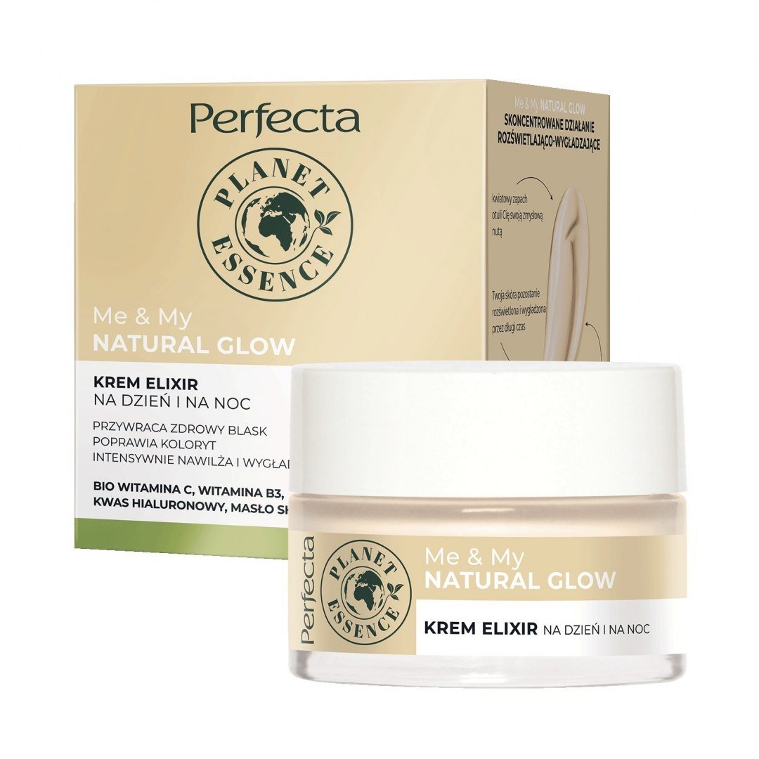 Perfecta Me & My Natural Glow Krem rozświetlający na dzień i na noc 50 ml 010215004