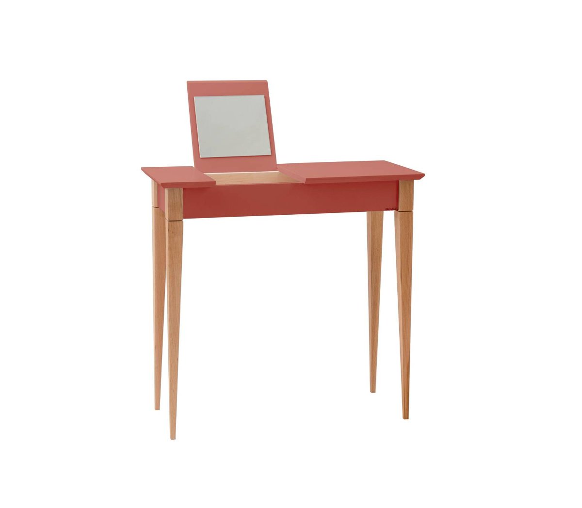 Toaletka MIMO z Lusterkiem 65x35cm Ciemny Koralowy