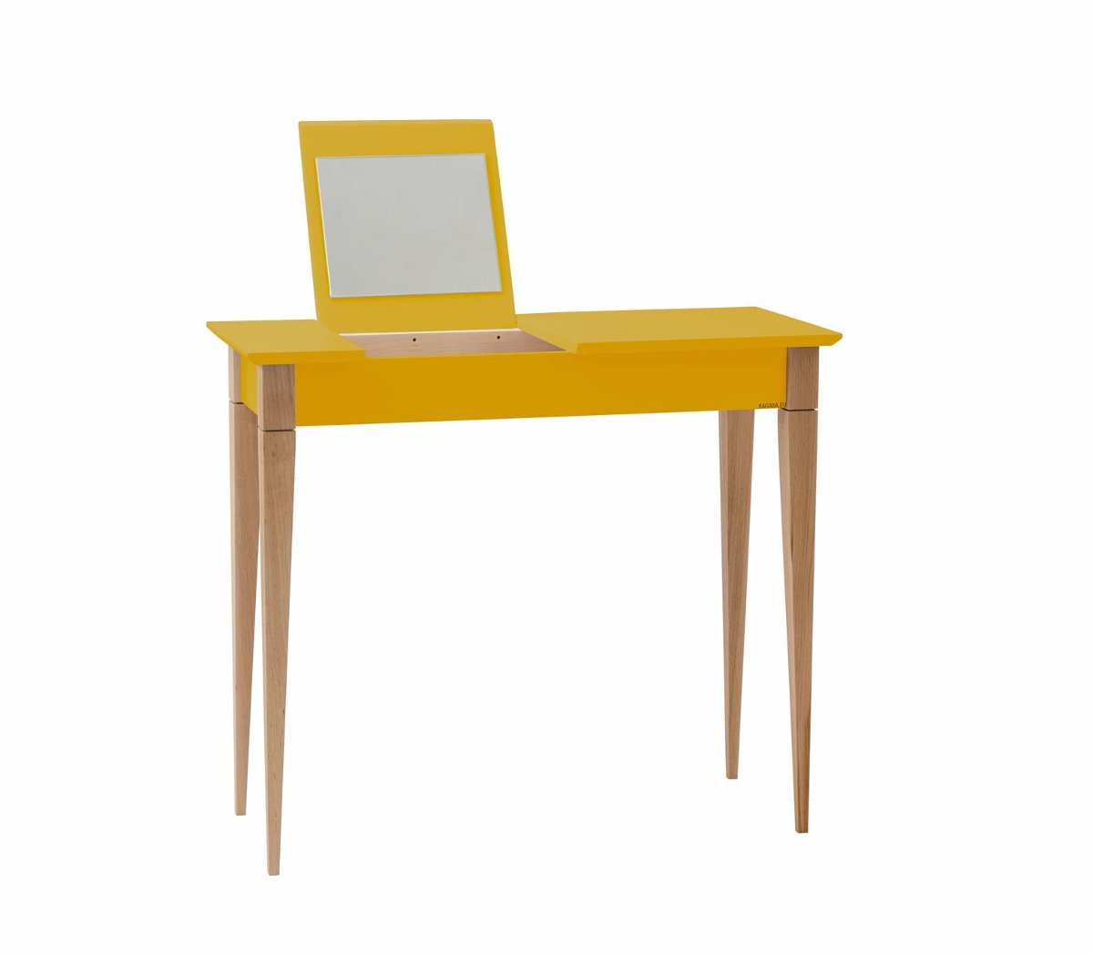 Toaletka MIMO z Lusterkiem 85x35cm Ciemna Cytryna