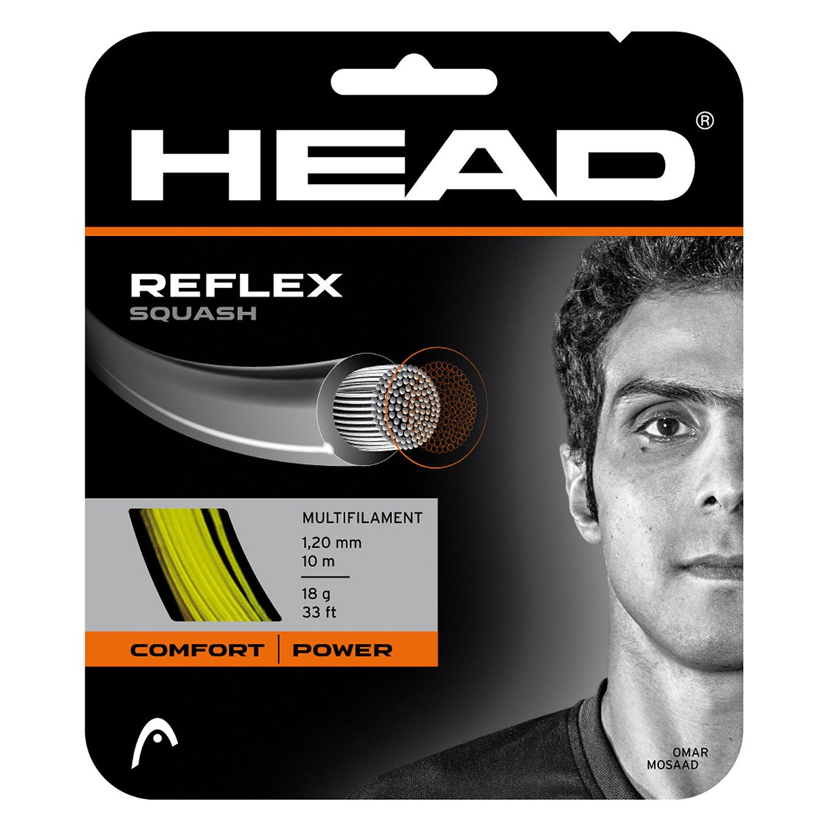 Naciąg do squasha Head Reflex 281256| r.0