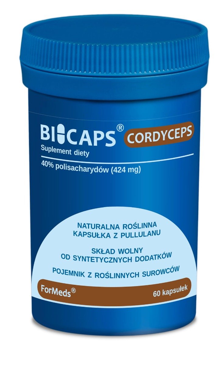 ForMEDS BICAPS Cordyceps Ekstrakt 40% polisacharydów (60 kaps) FMS-125