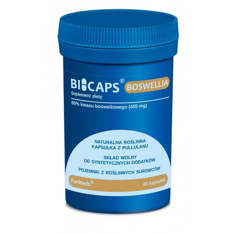 Formeds BICAPS Boswellia 700 mg Ekstrakt 65% kwasu bosweliowego (60 kaps) ForMeds FMS-119