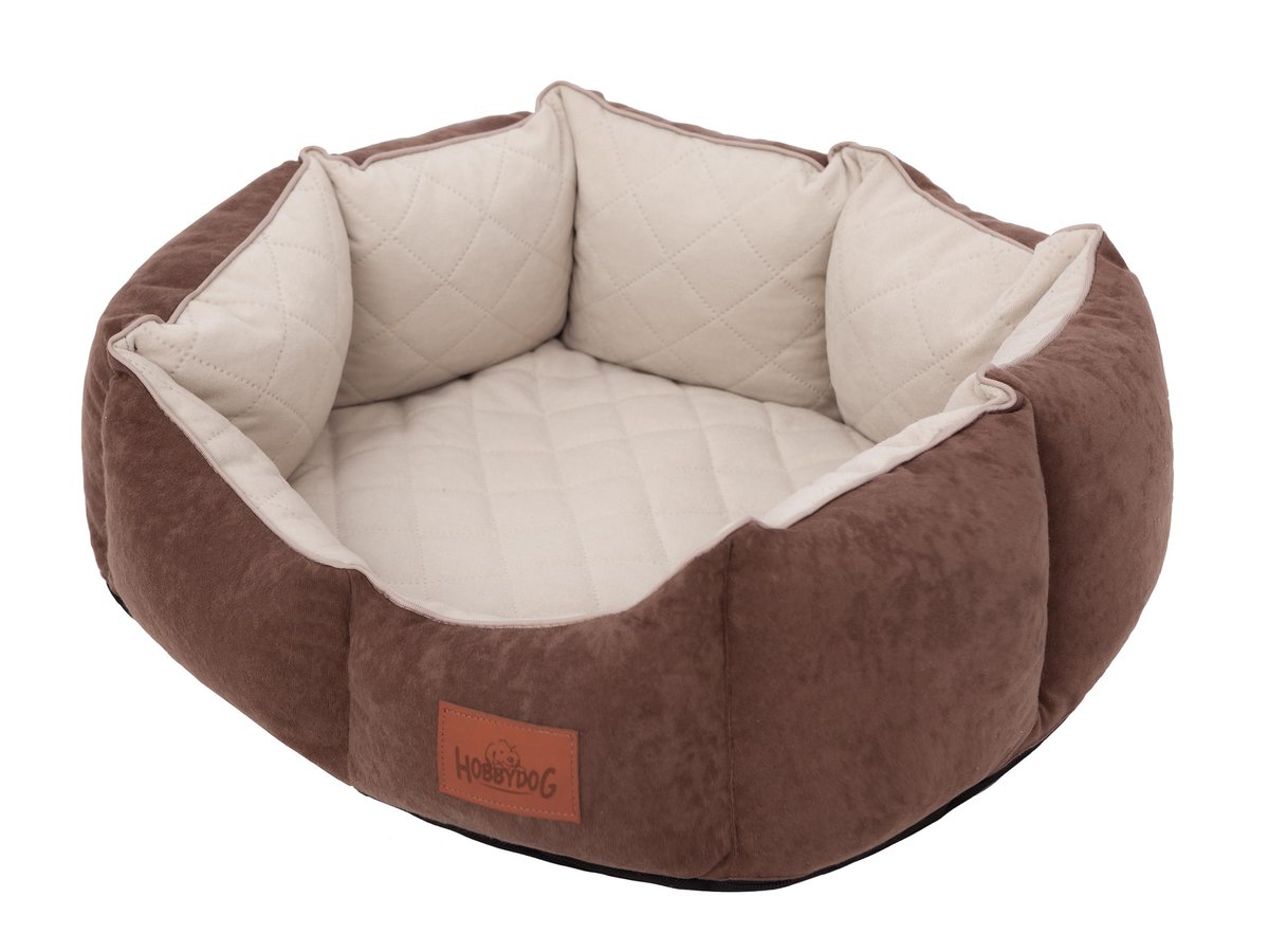 Legowisko dla psa/kota nowy york premium, brązowe, 53x45cmcm, M