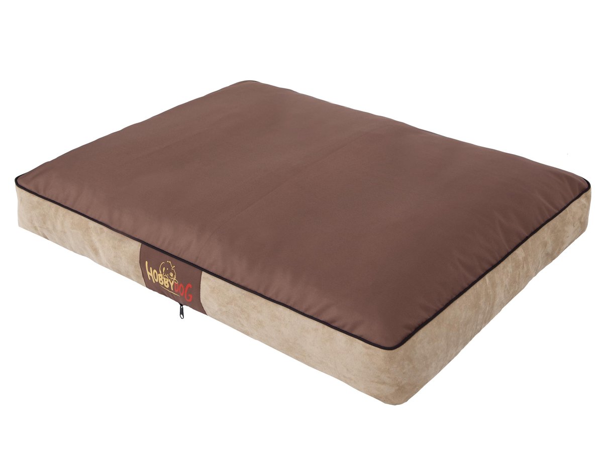 Materac dla psa, jasny brąz, 110x90cm, L