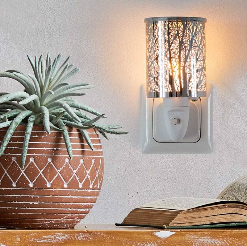 Kominek do wosków zapachowych elektryczny do gniazdka / kontaktu - Trees