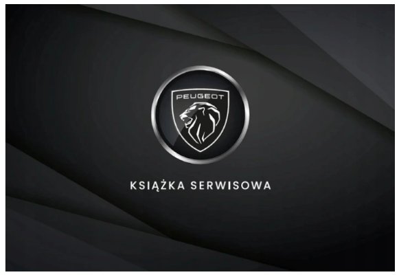 PEUGEOT książka serwisowa przeglądów PREMIUM