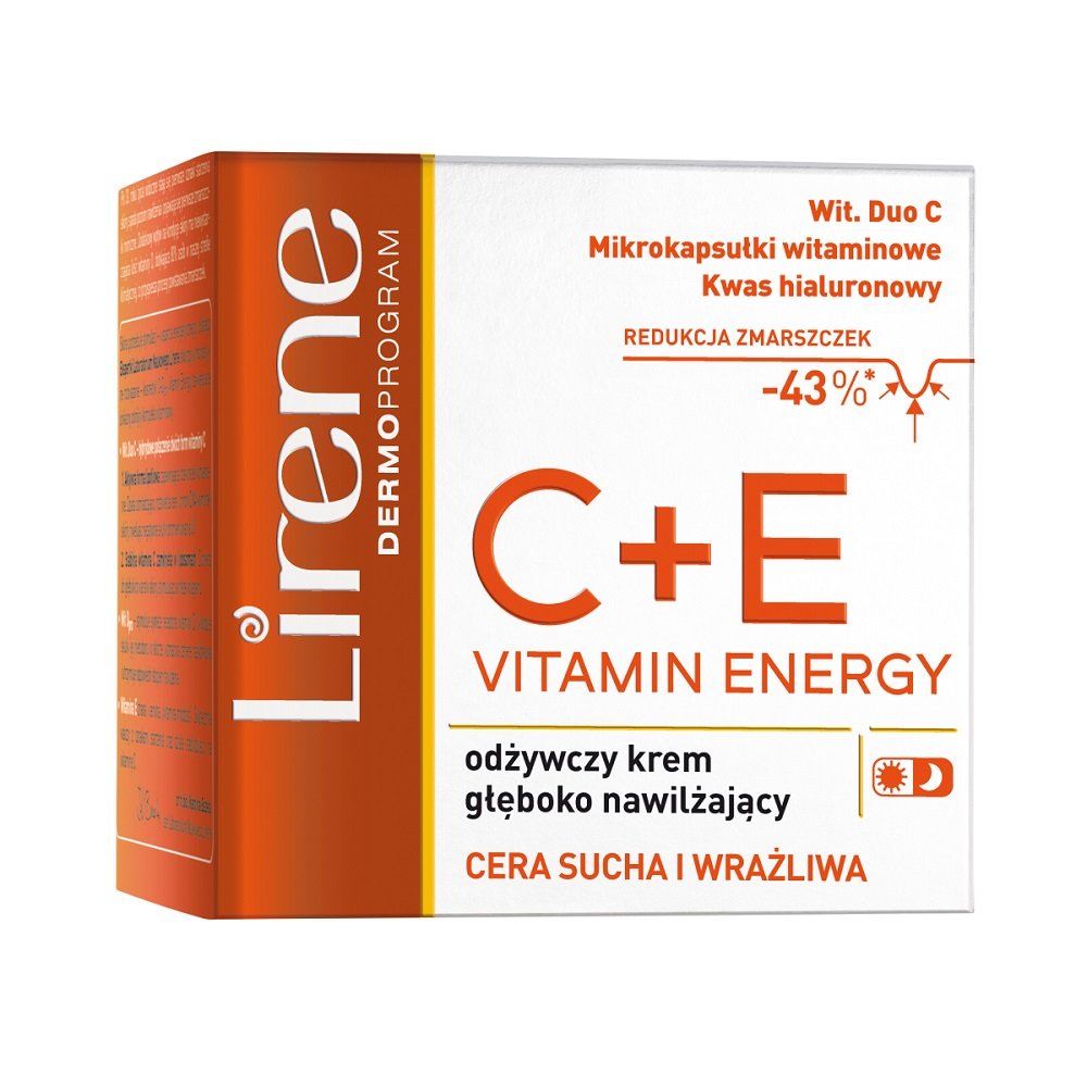 Lirene Pielęgnacja twarzy Vitamin Energy odżywczy krem głęboko nawilżający 50 ml