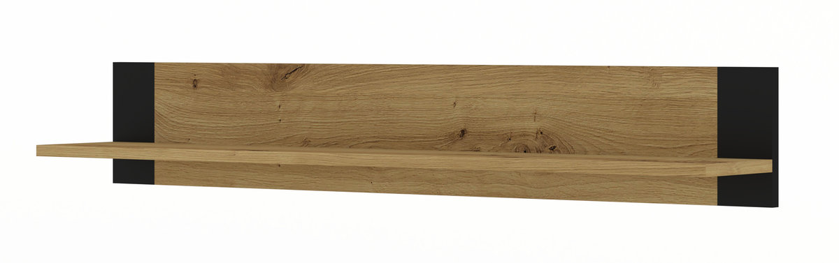 Półka wisząca panel MONDI 125 cm dąb artisan