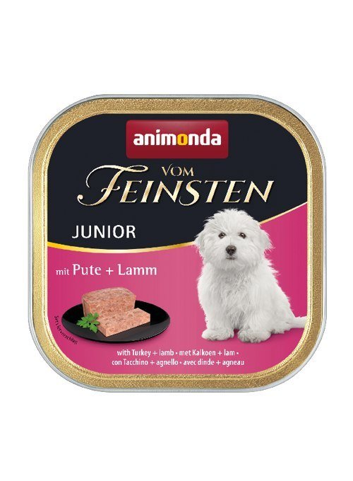 Animonda Vom Feinsten Junior szalki z indykiem i jagnięciną 150 g