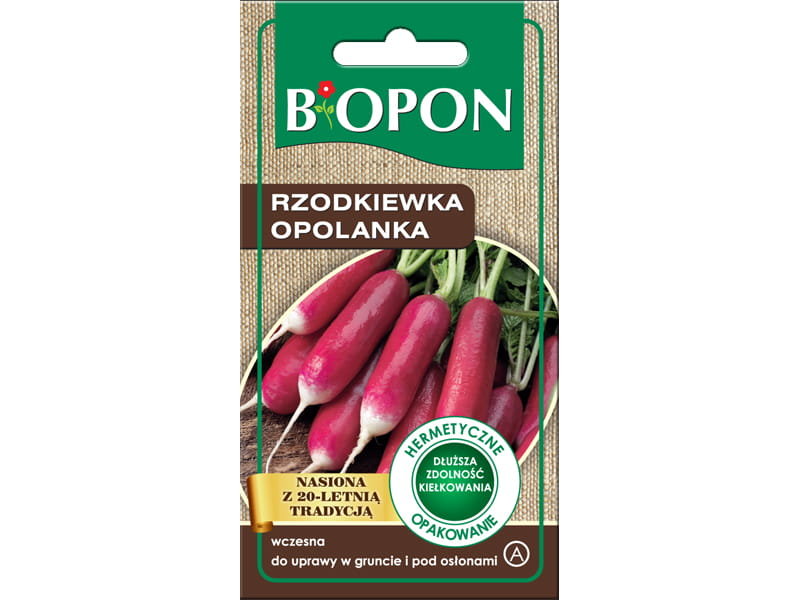BIOPON Rzodkiewka wczesna Opolanka - nasiona 402293