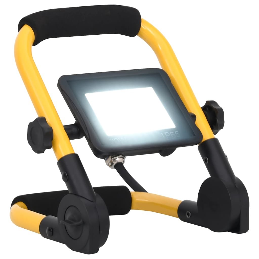 shumee Reflektor LED z uchwytem 20 W zimne białe światło