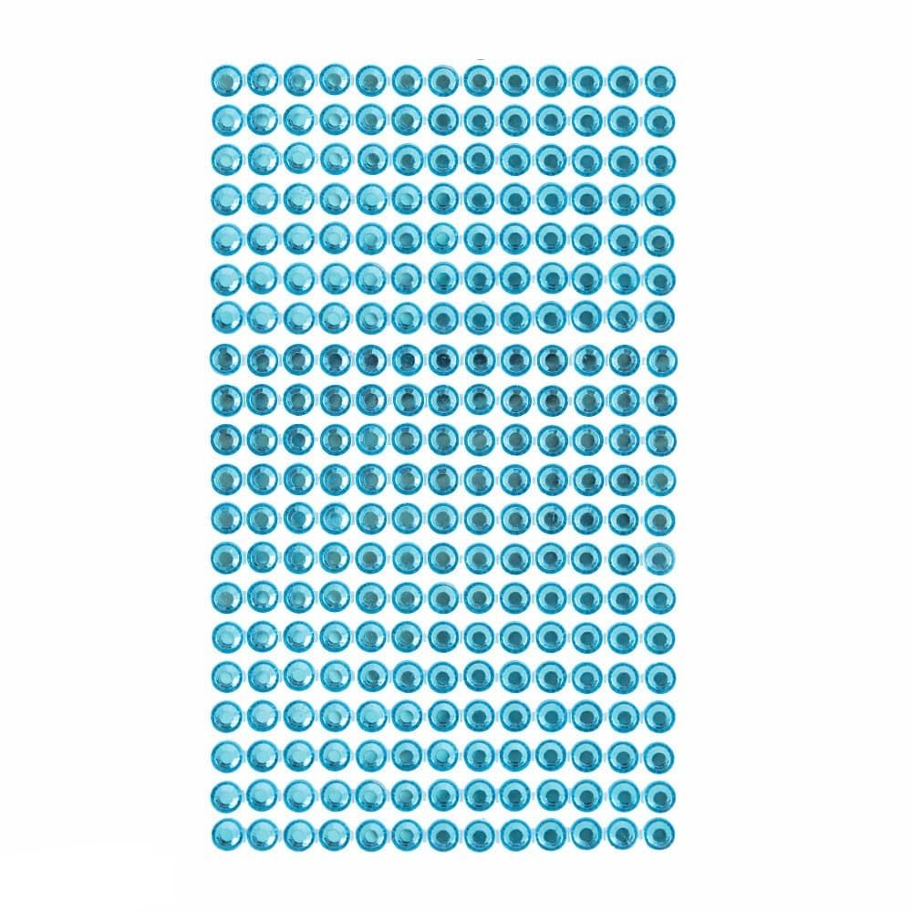 Kryształki Diamenciki Samoprzylepne 6Mm 260 Szt. Blue Dalprint