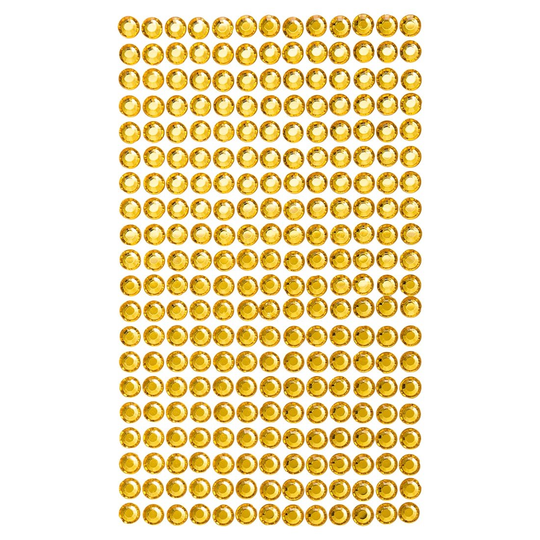 Kryształki Diamenciki Samoprzylepne 6Mm 260 Szt. Yellow Dalprint