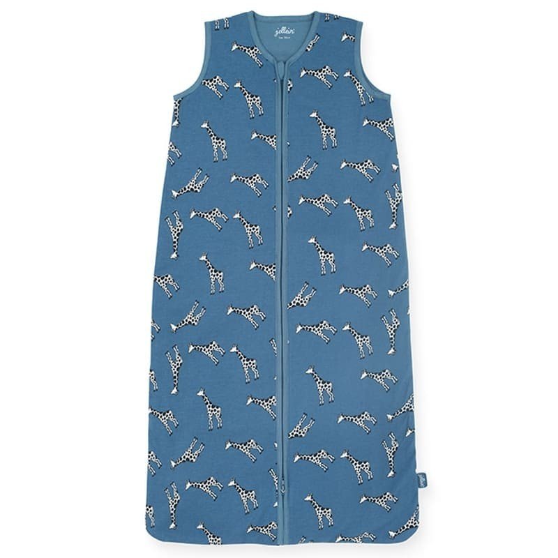 Jollein Baby & Kids Baby & Kids - Śpiworek Niemowlęcy Letni Summer Giraffe Jeans Blue 110 cm