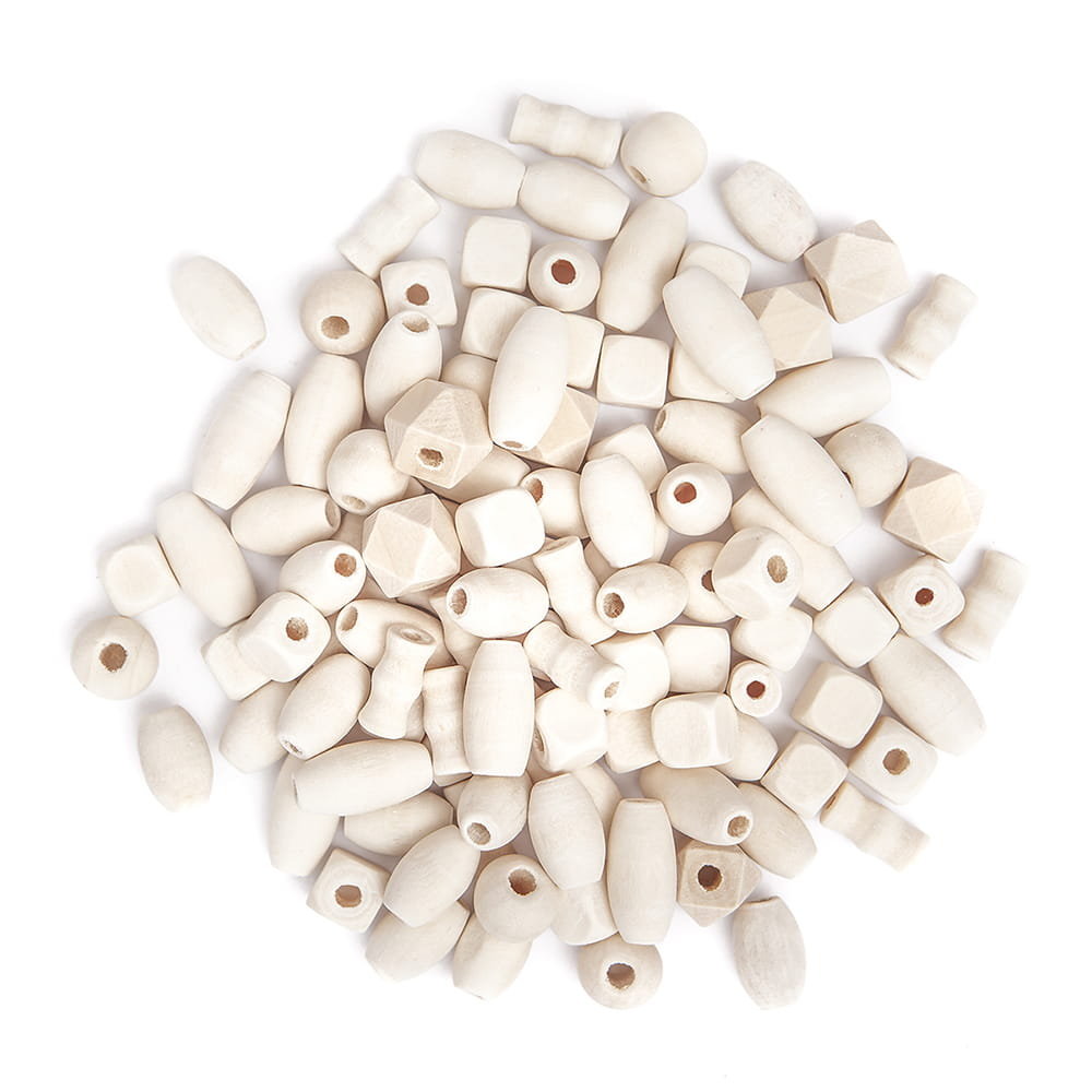 Koraliki Drewniane Do Makram Mix 50G Dalprint
