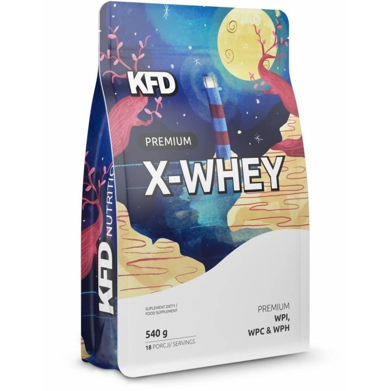 KFD X-Whey 540 g BIAŁKO lody waniliowe