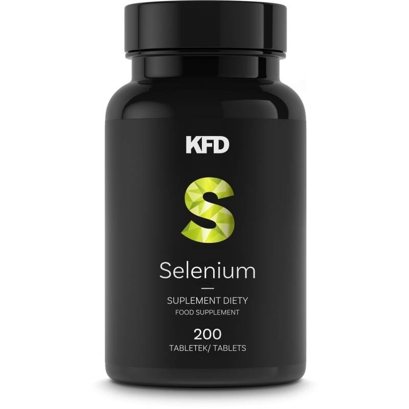 KFD Selenium - 200 tabletek selen organiczny zdrowa wątroba i tarczyca