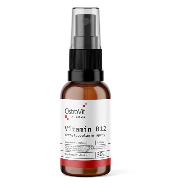 Фото - Вітаміни й мінерали OstroVit Vitamin B-12 Methylocobalamin Spray 30ml 