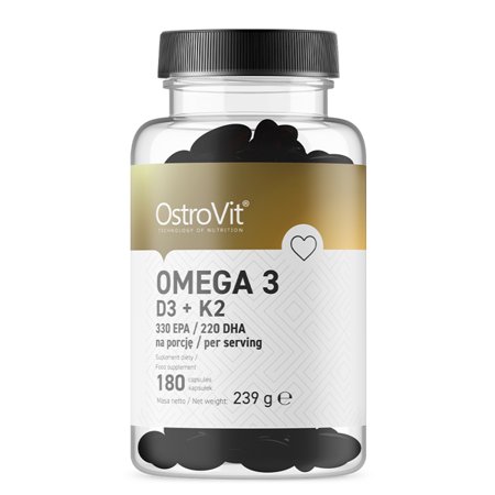 Omega Pharma Ostrovit OstroVit 3 D3+K2 180 caps
