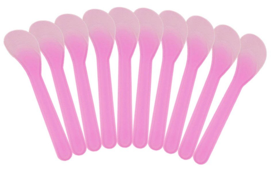 Szpatułki do nakładania kremu, maseczek masek alg plastikowe 10 sztuk cocoSpa