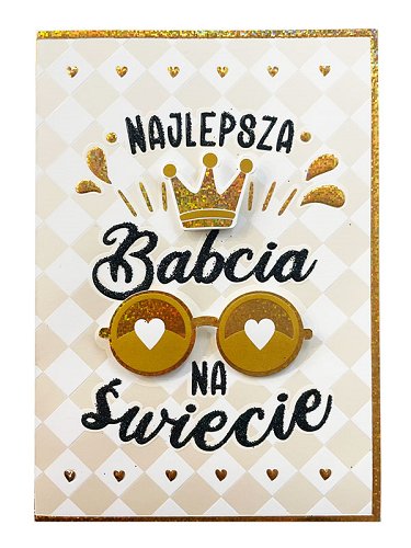 Kartka dla Babci zabawna, wesoła DK874