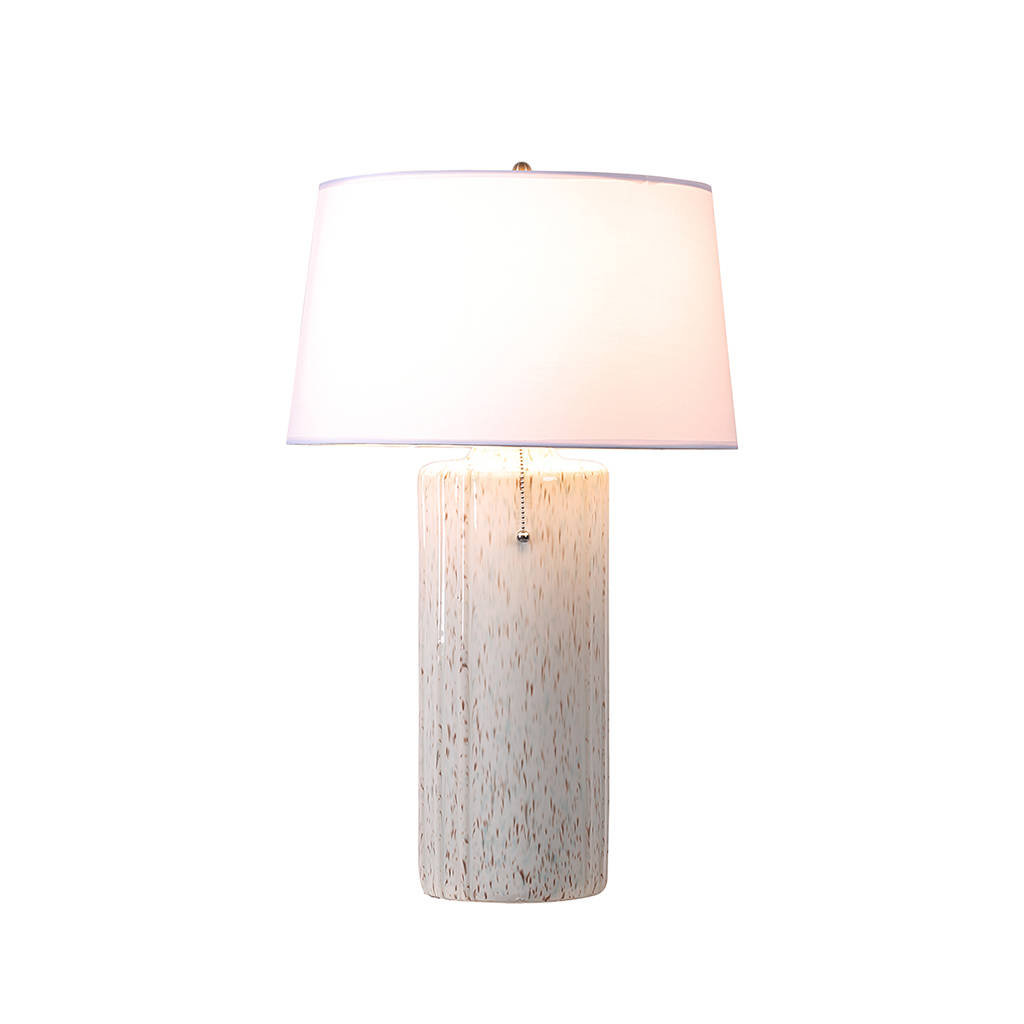 Lampa stołowa ceramiczna LATTE biała