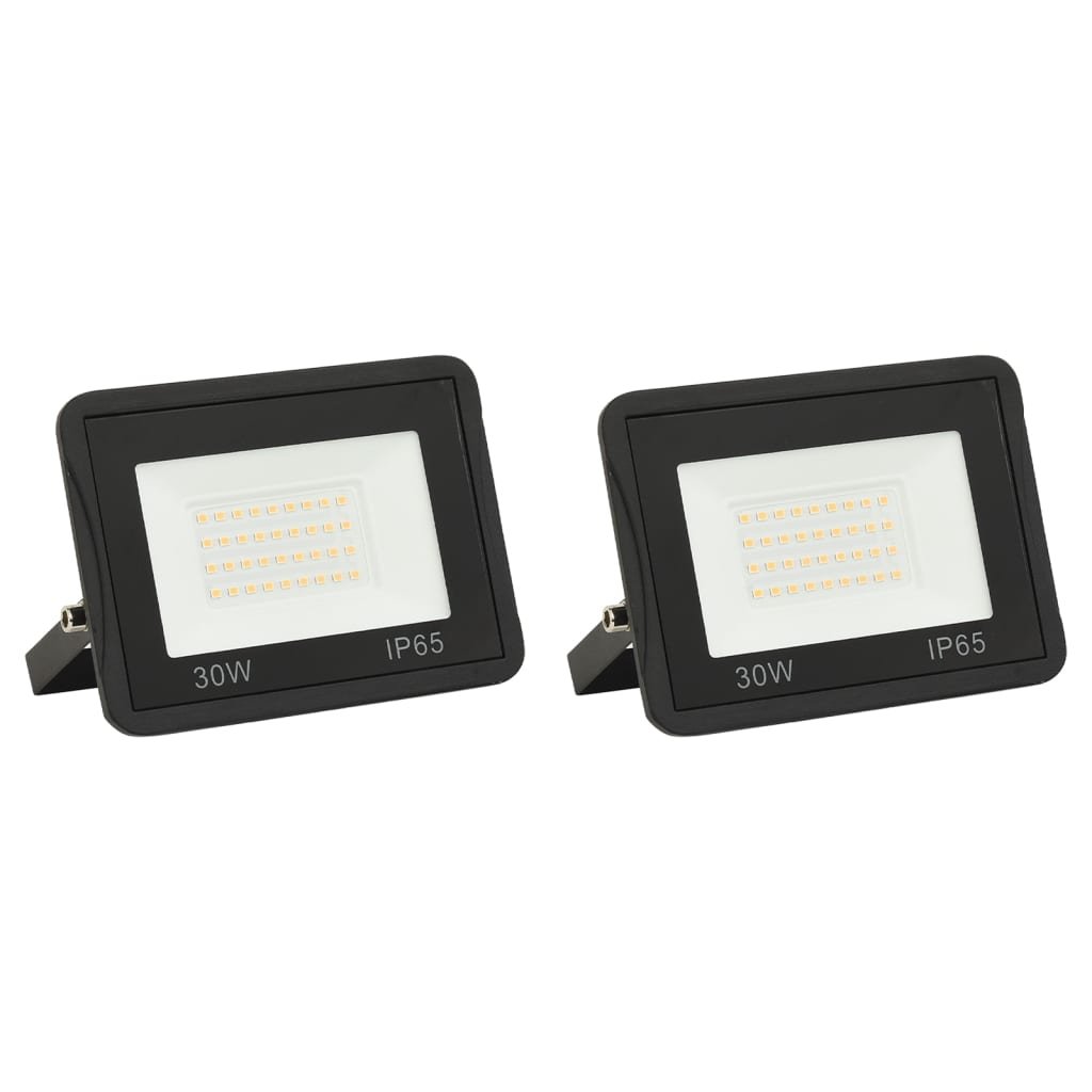 vidaXL Naświetlacz Reflektory LED 2 szt. 30 W ciepłe białe światło 149610