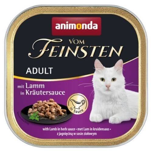 Animonda Vom Feinsten Grain Free szalka z jagnięciną w sosie ziołowym 100g