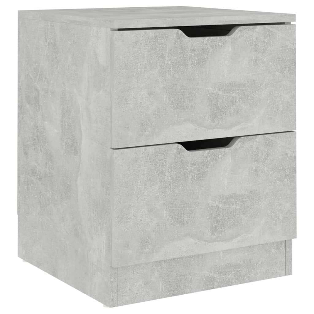 vidaXL Szafka nocna szarość betonu 40x40x50 cm płyta wiórowa 326731