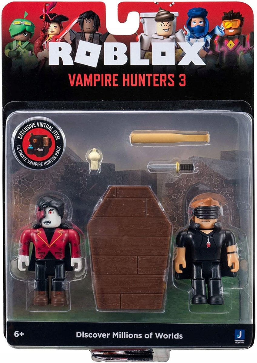 Roblox, Vampire hunters figurki, kod do gry, jazwares