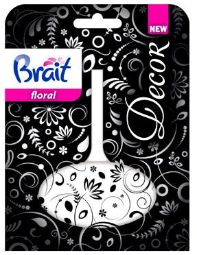 Brait Brait Floral Kostka toaletowa Decor 1-fazowa do WC 40g