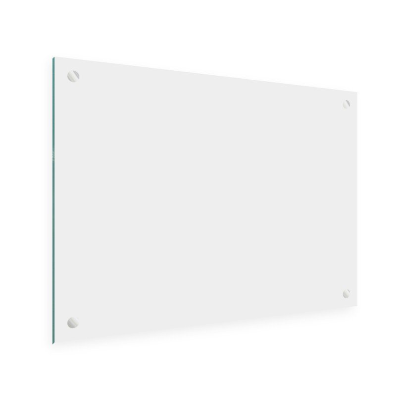 Szklany panel kuchenny Optiwhite 50x70 cm z kompletem montażowym na dystansie/Irwar
