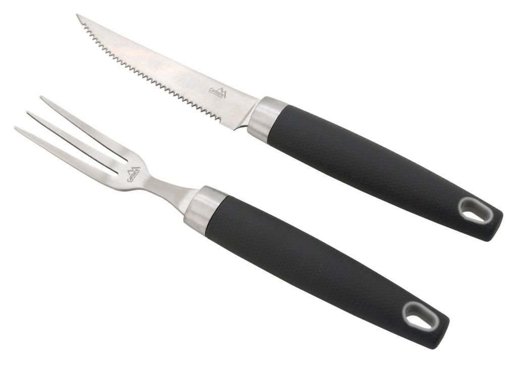 Cattara Sztućce stekowe do grillowania Shark, 24 cm
