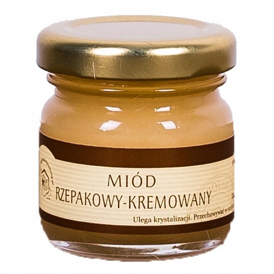 Miód rzepakowy 50g pasieka Łysoń