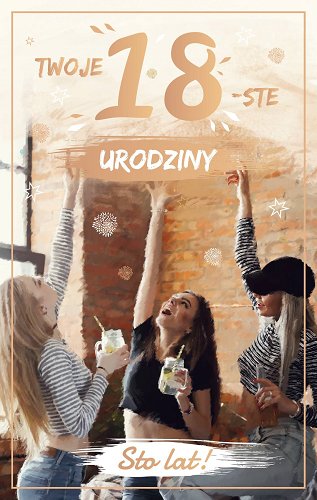 Kartka na osiemnastkę PAB18