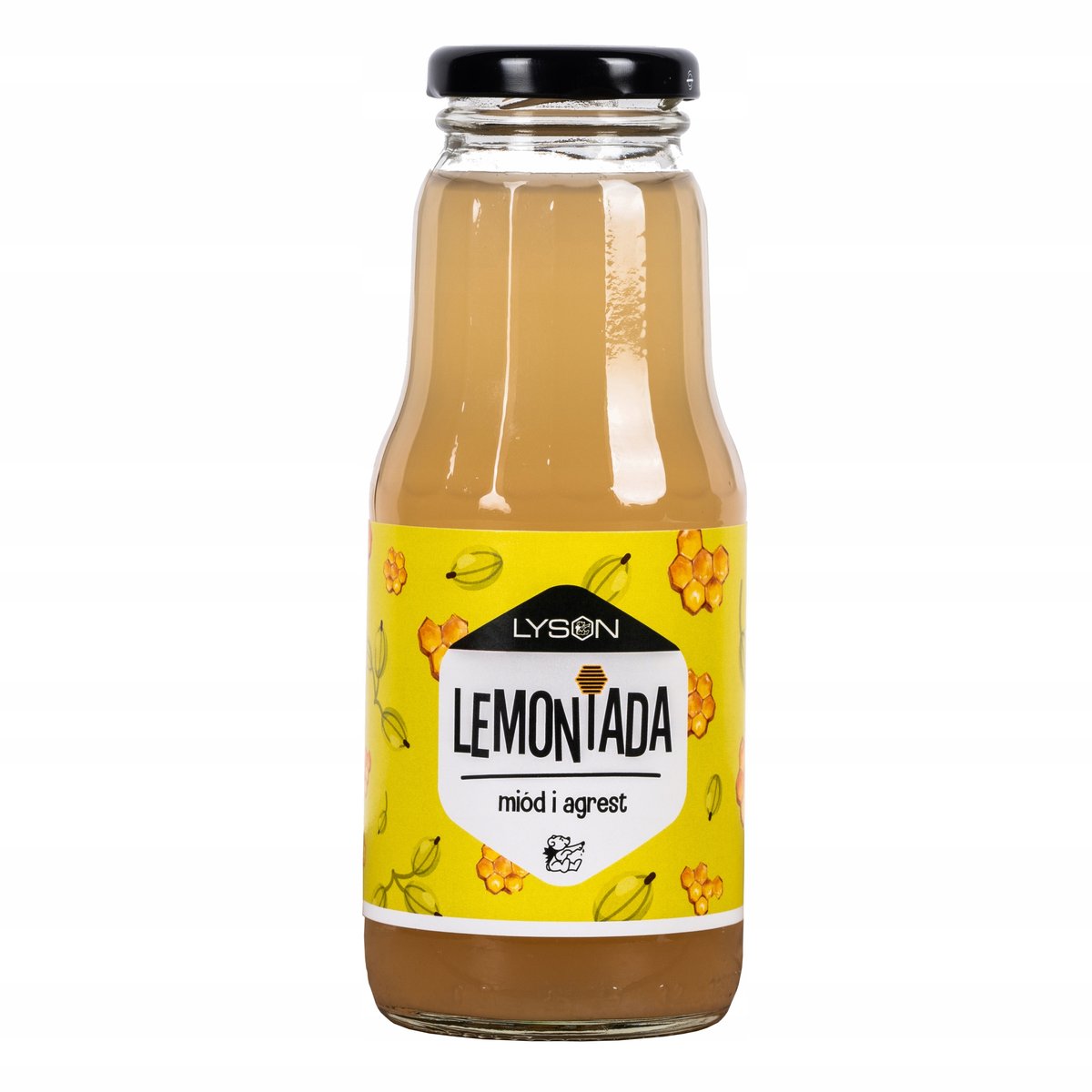 Lemoniada miód agrest bez cukru naturalna